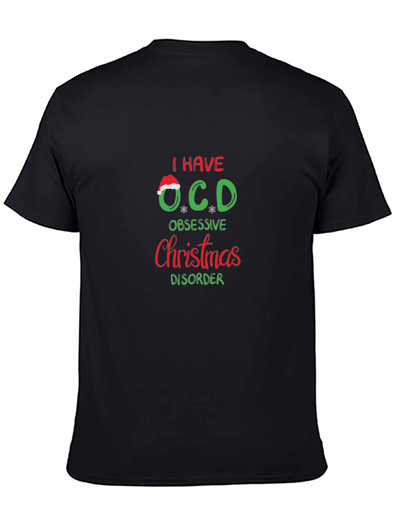 Funny Christmas OCD Graphic Tee