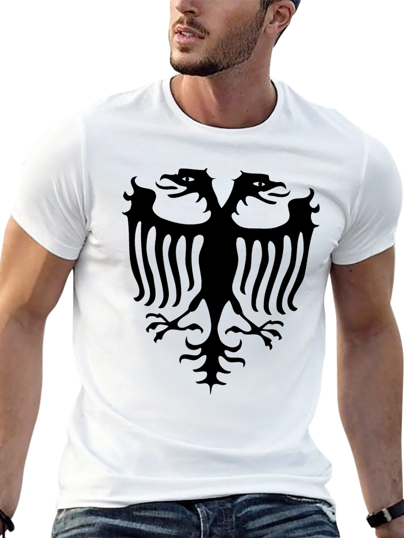 Black Eagle Graphic Tee - Classic Design