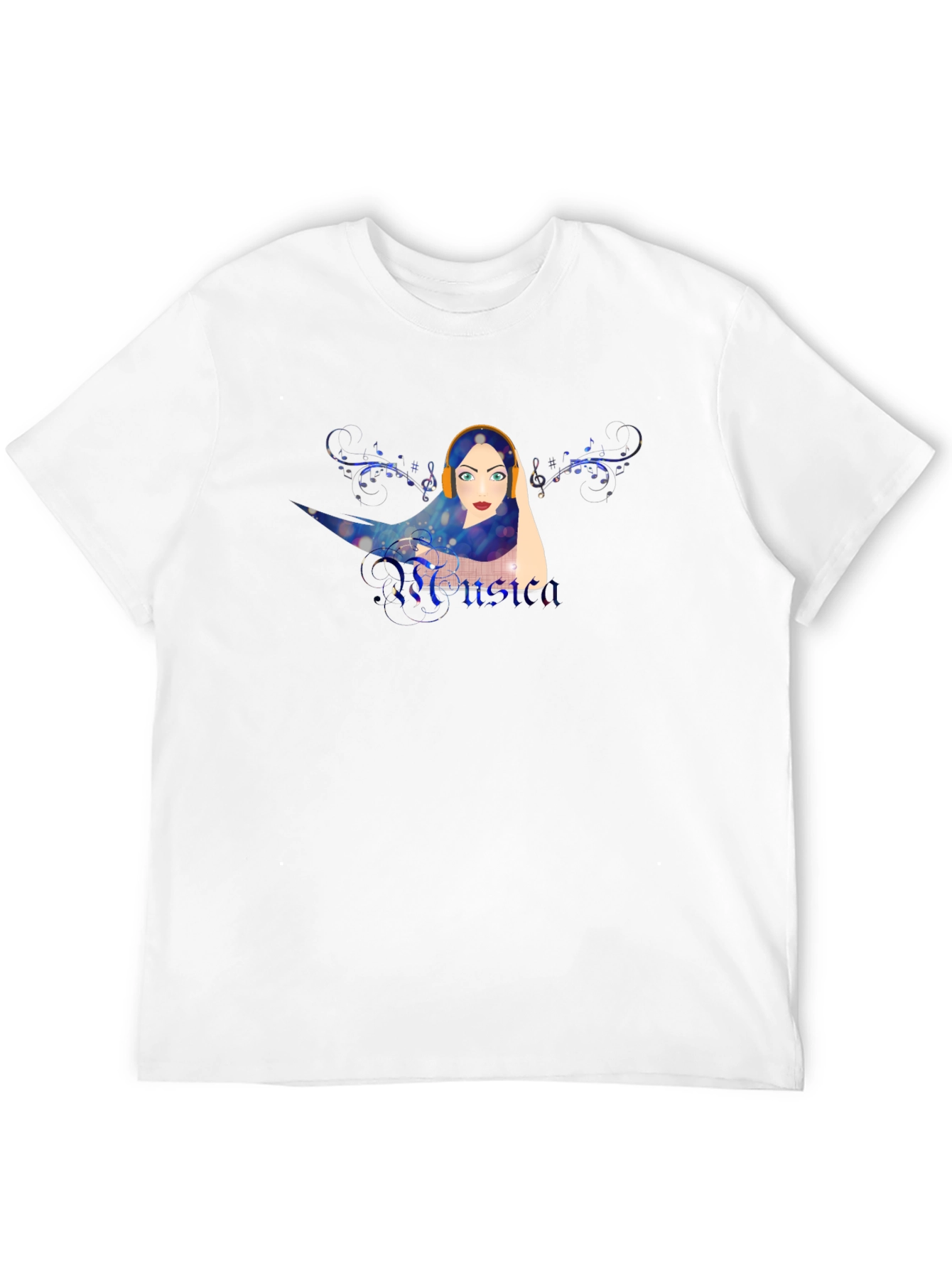 Music Lover Black Graphic Tee