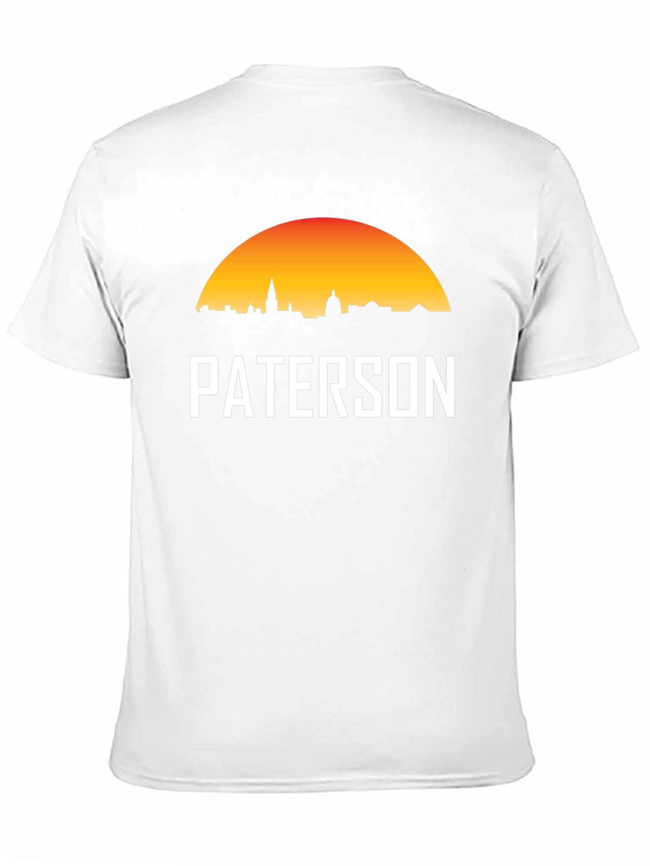 Paterson Skyline T-Shirt Black Crew Neck