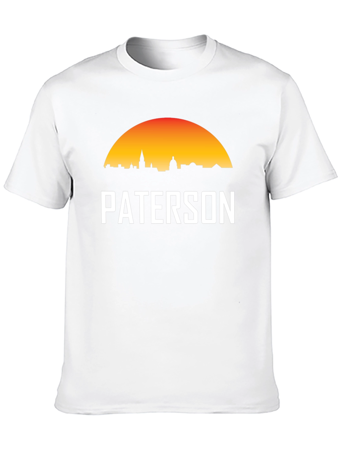 Paterson Skyline T-Shirt Black Crew Neck