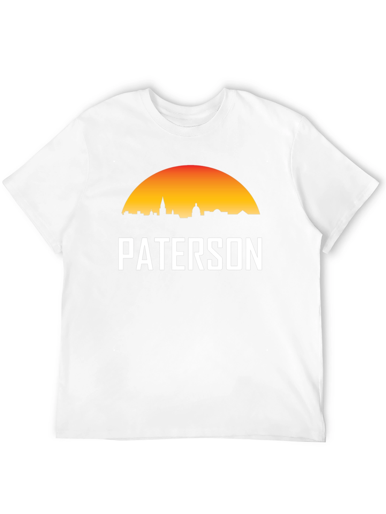 Paterson Skyline T-Shirt Black Crew Neck