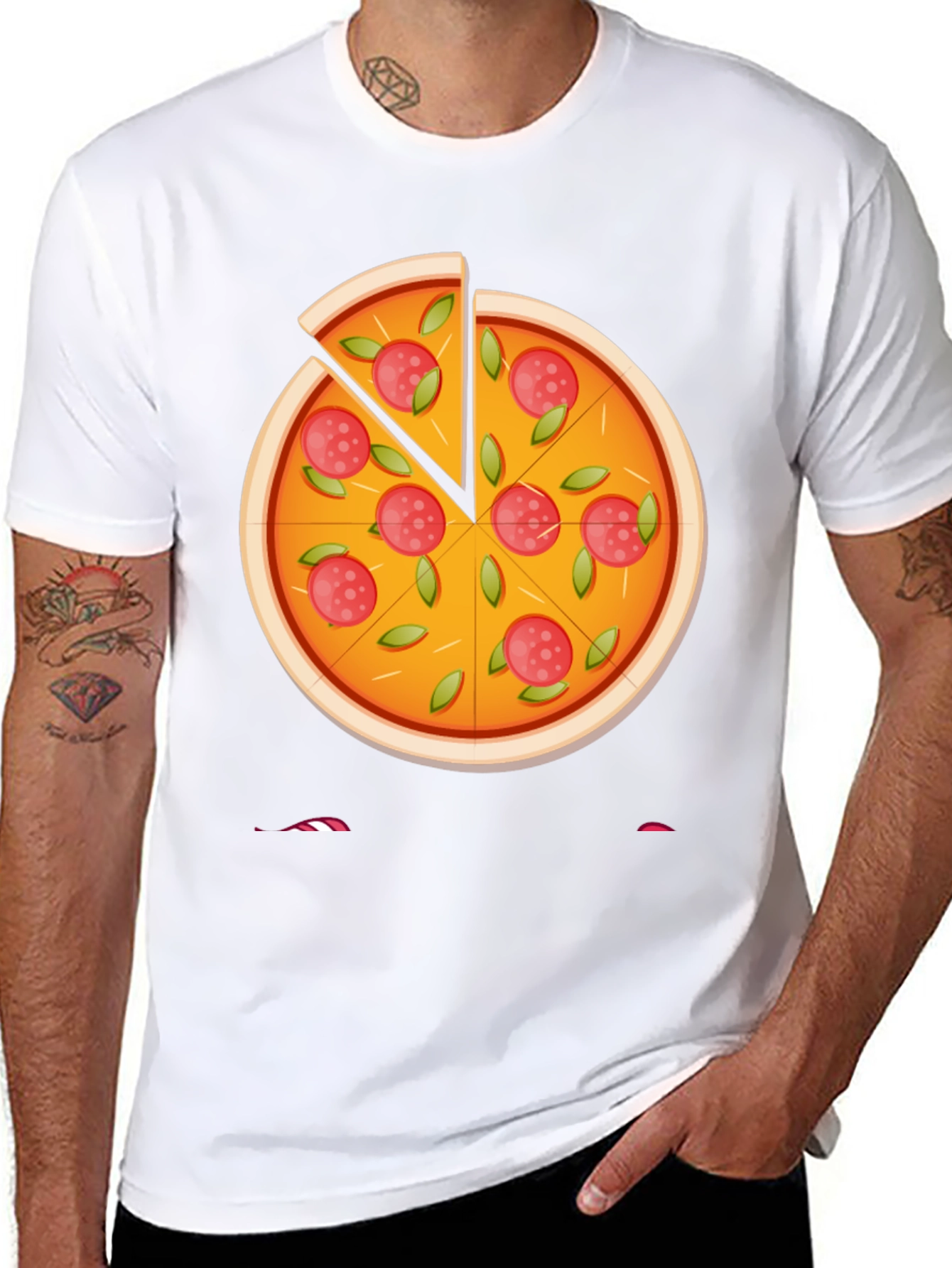 Pizza Graphic T-Shirt - Slice of Style!