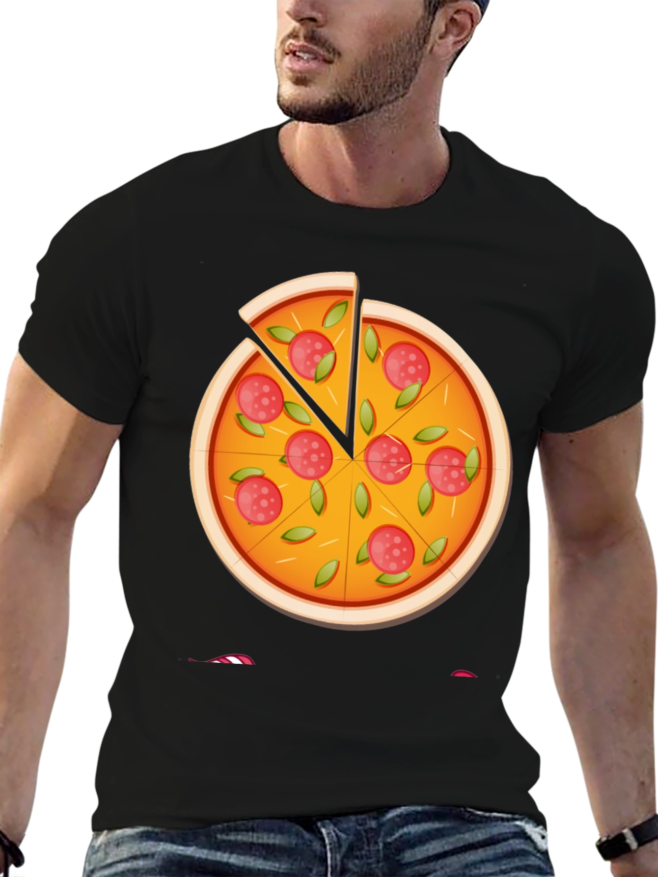 Pizza Graphic T-Shirt - Slice of Style!