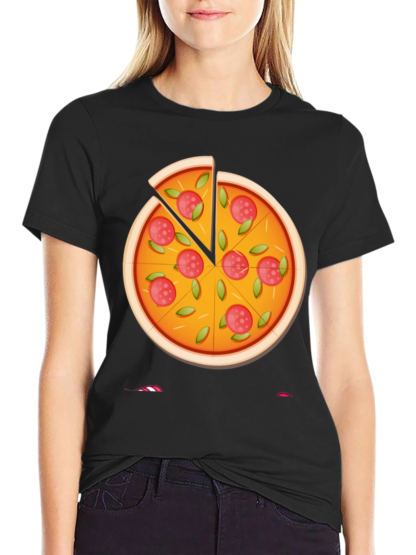 Pizza Graphic T-Shirt - Slice of Style!