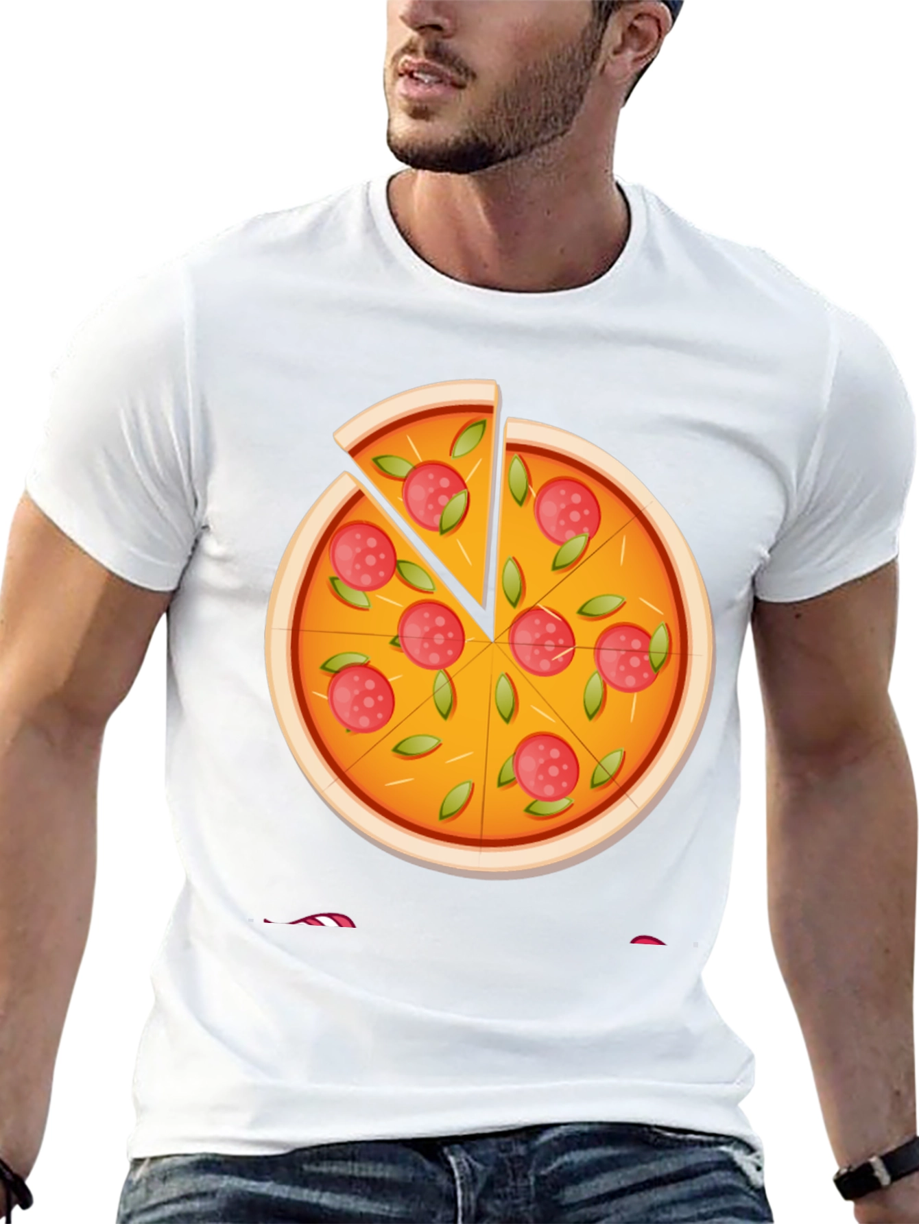 Pizza Graphic T-Shirt - Slice of Style!