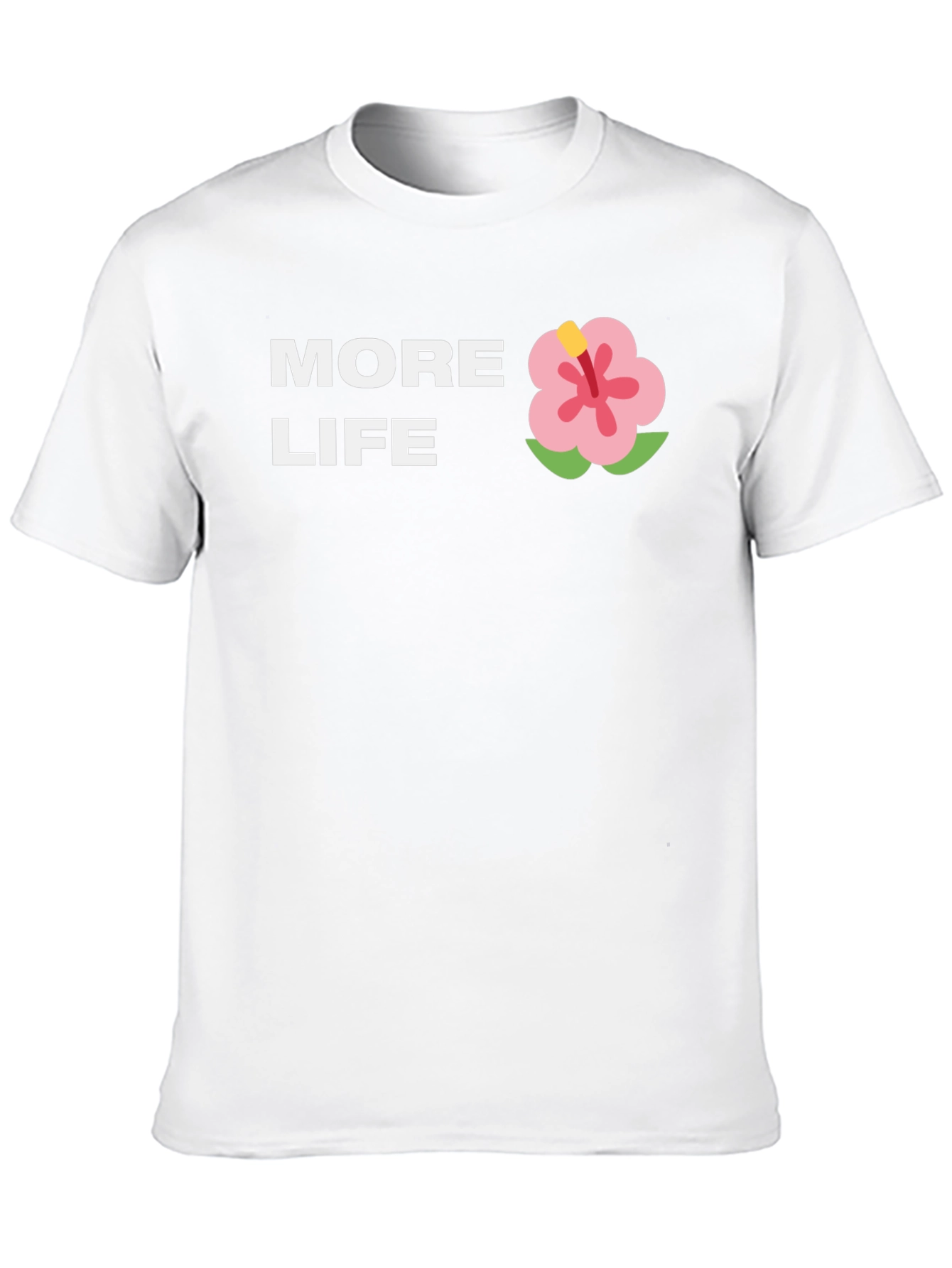 More Life Graphic Tee - Casual Black T-Shirt