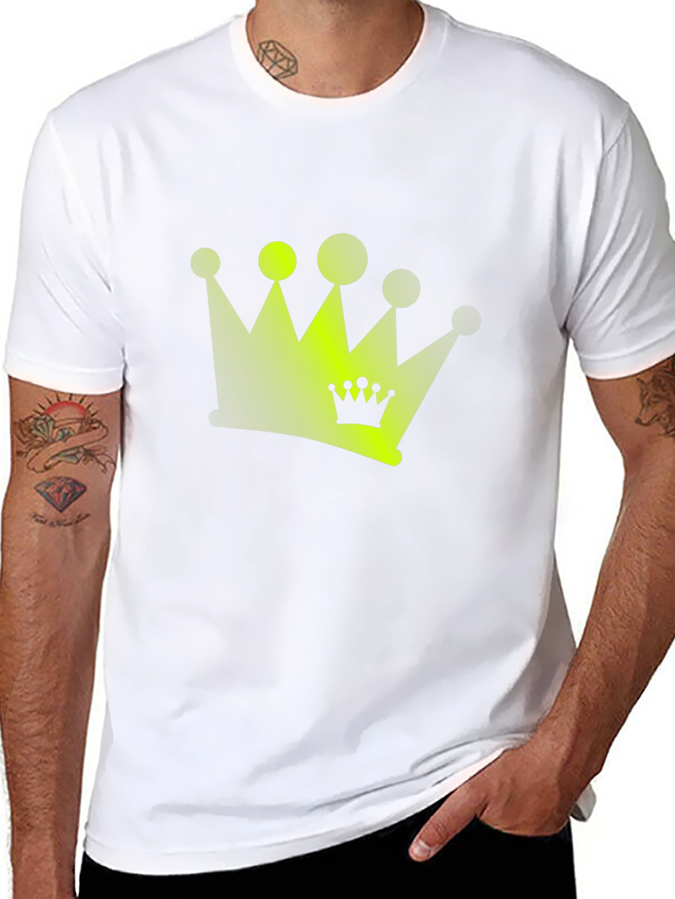 Crown Graphic Tee - Trendy Streetwear