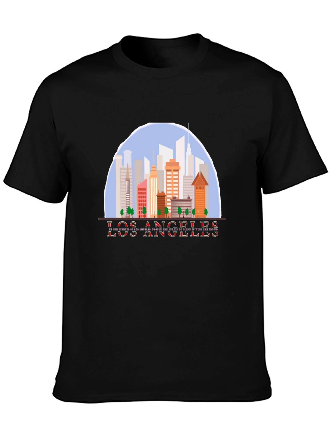 Los Angeles Skyline Graphic T-Shirt