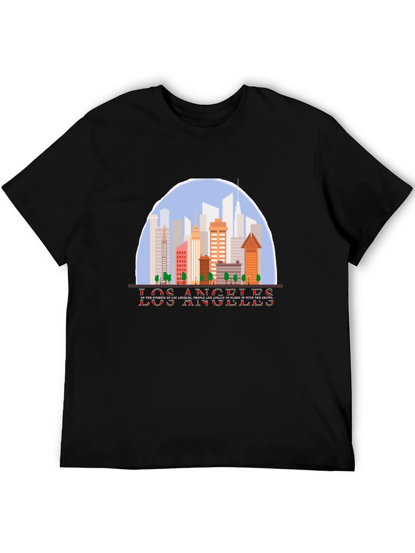 Los Angeles Skyline Graphic T-Shirt