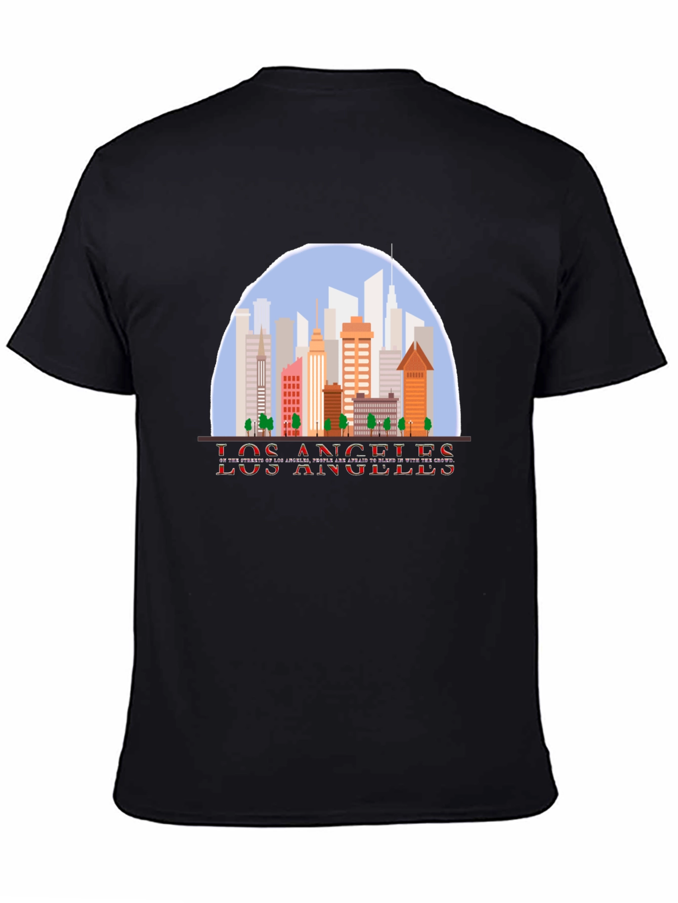 Los Angeles Skyline Graphic T-Shirt