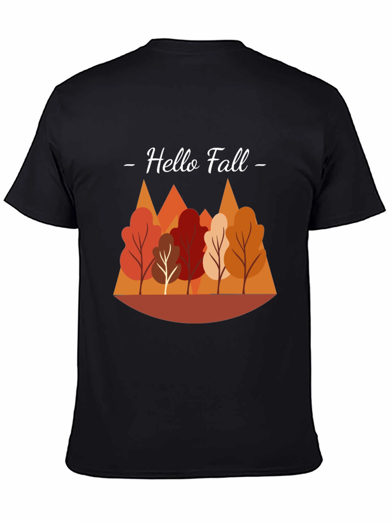 Hello Fall Graphic Tee - Autumn Season Apparel