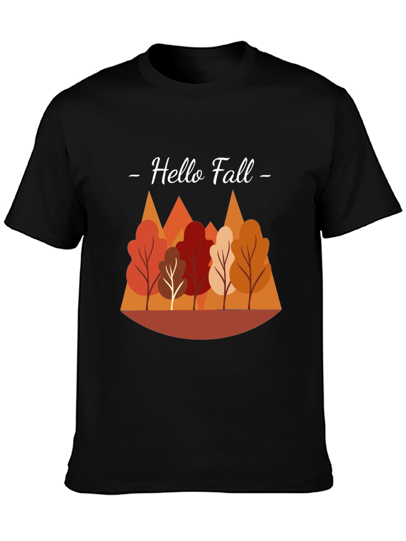 Hello Fall Graphic Tee - Autumn Season Apparel