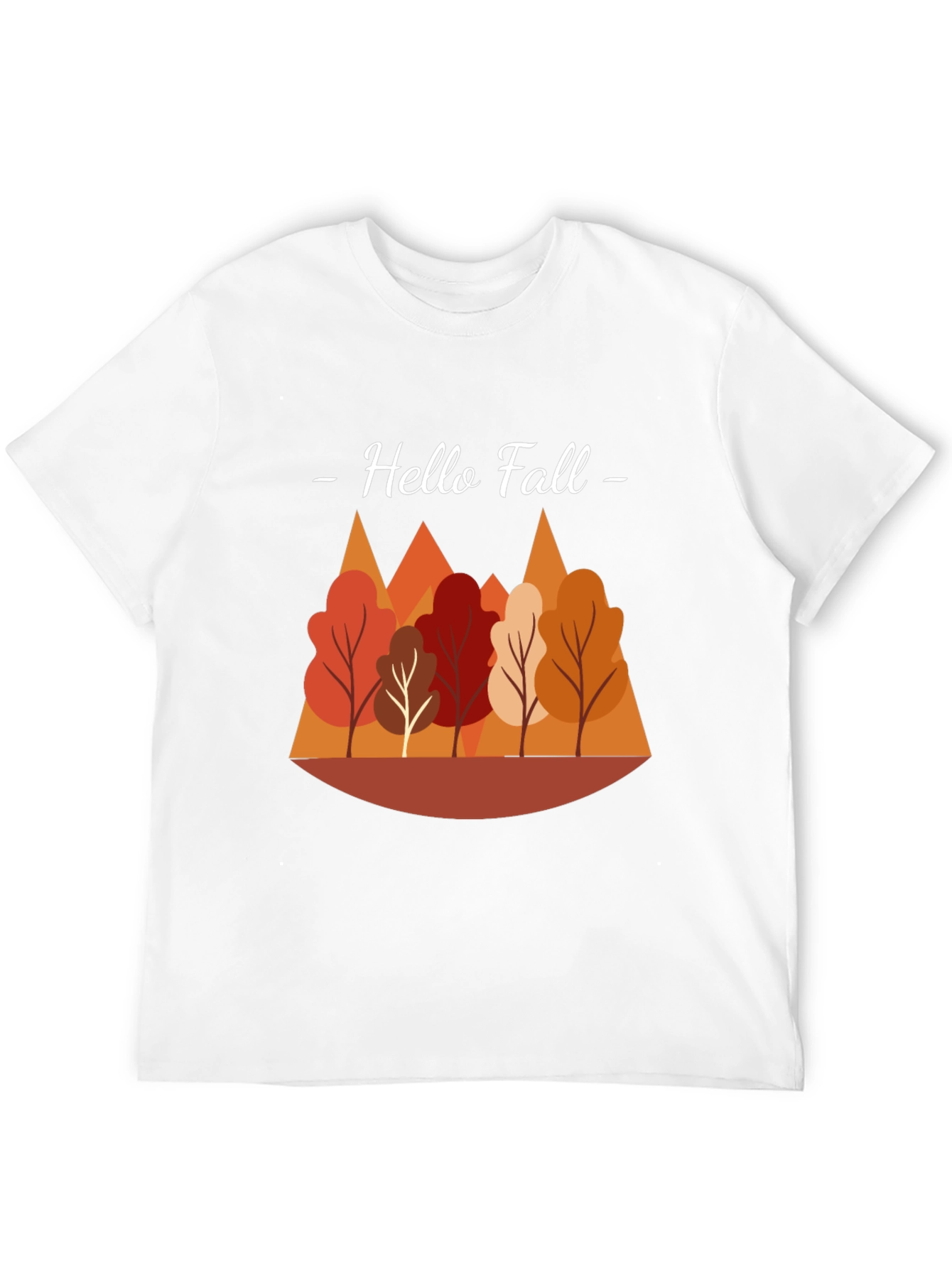 Hello Fall Graphic Tee - Autumn Season Apparel