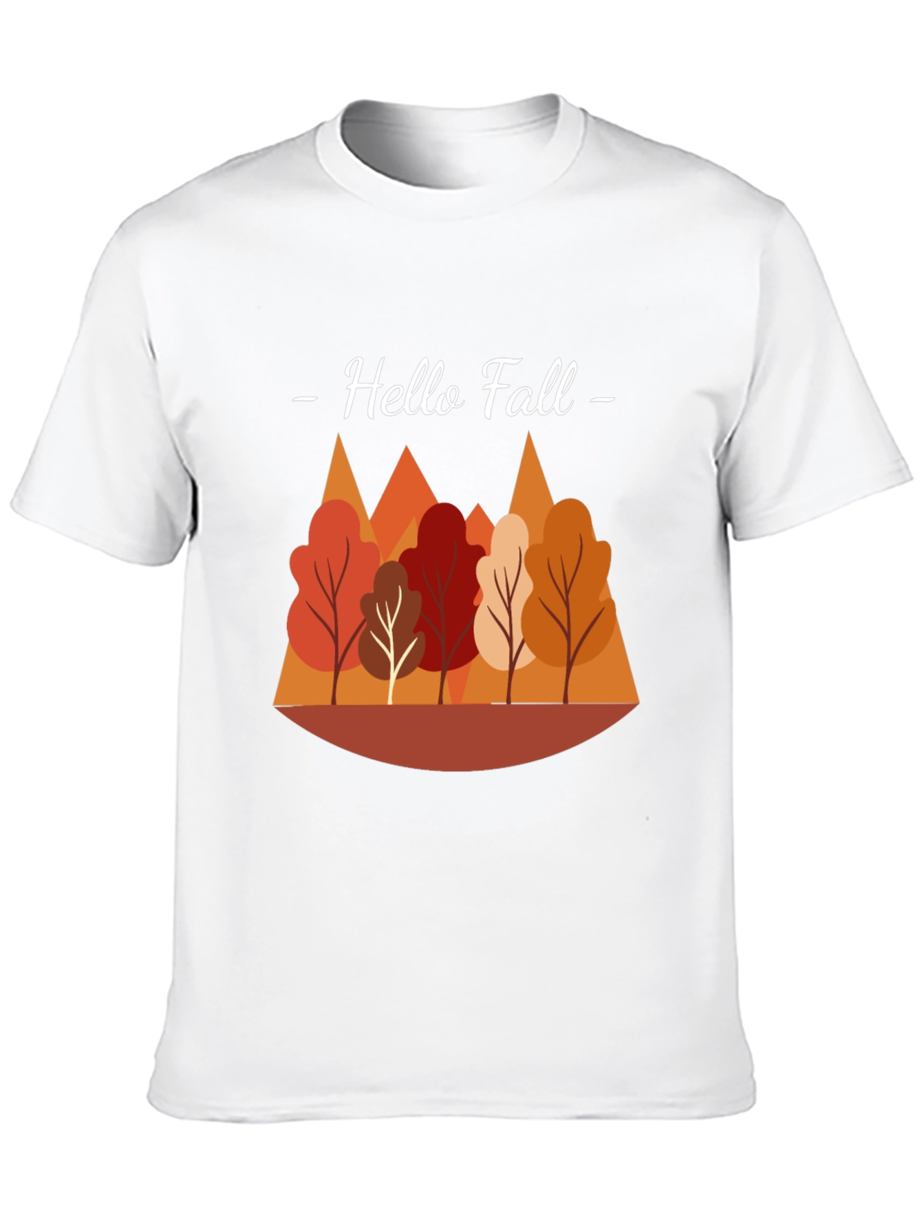 Hello Fall Graphic Tee - Autumn Season Apparel