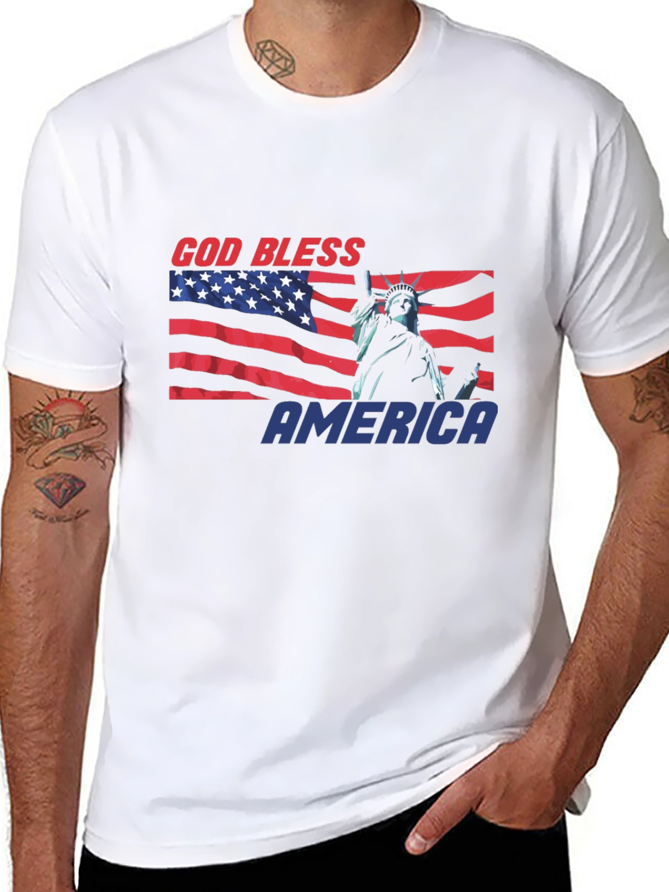 God Bless America Graphic T-Shirt