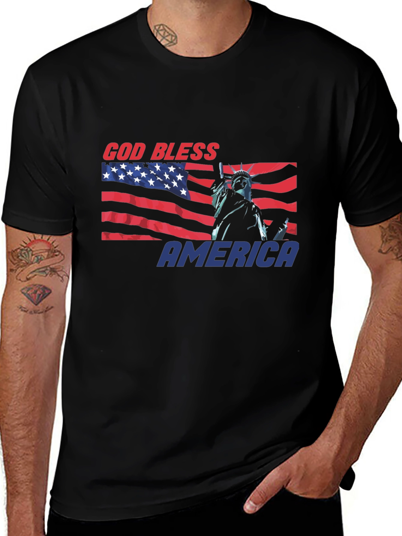 God Bless America Graphic T-Shirt