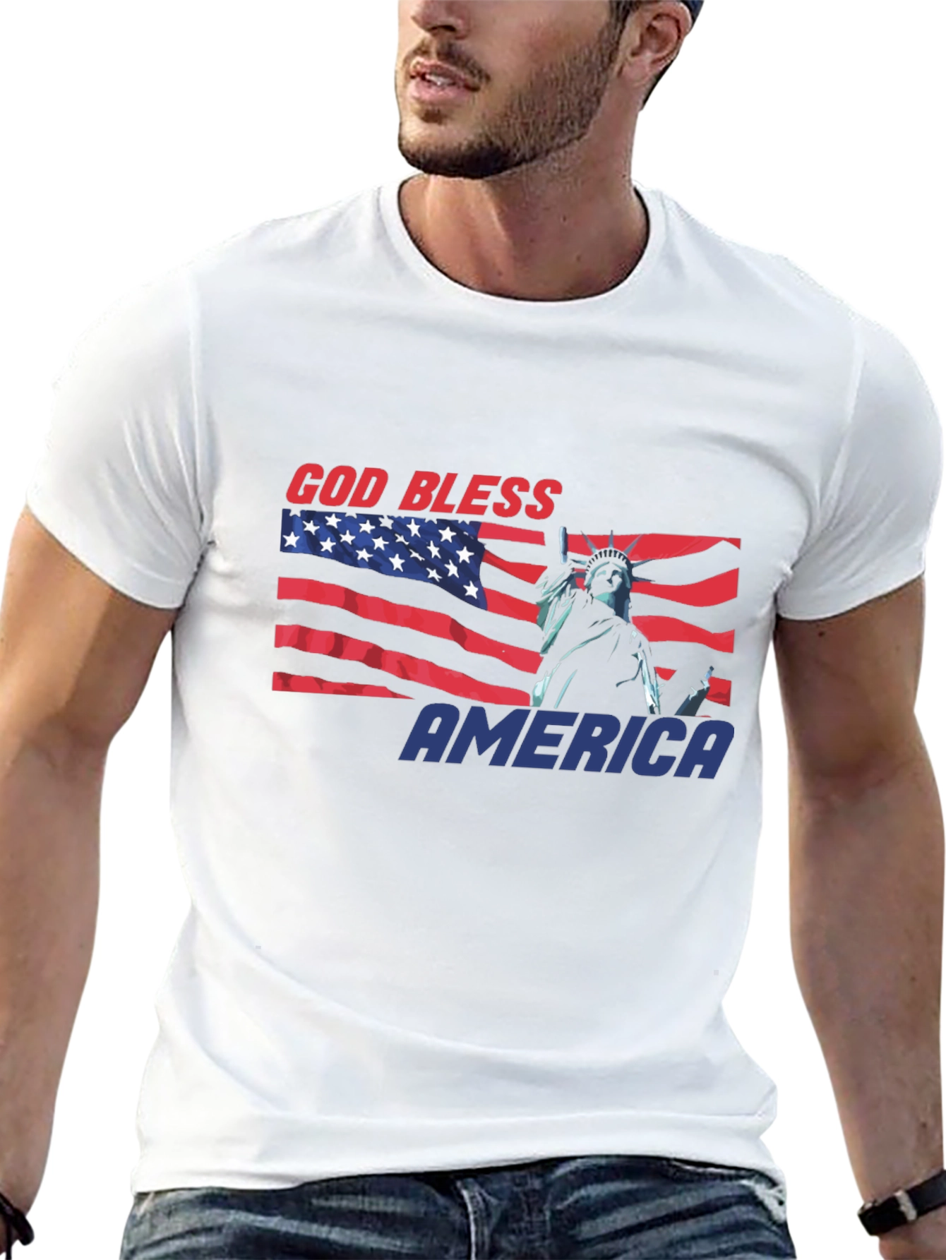 God Bless America Graphic T-Shirt