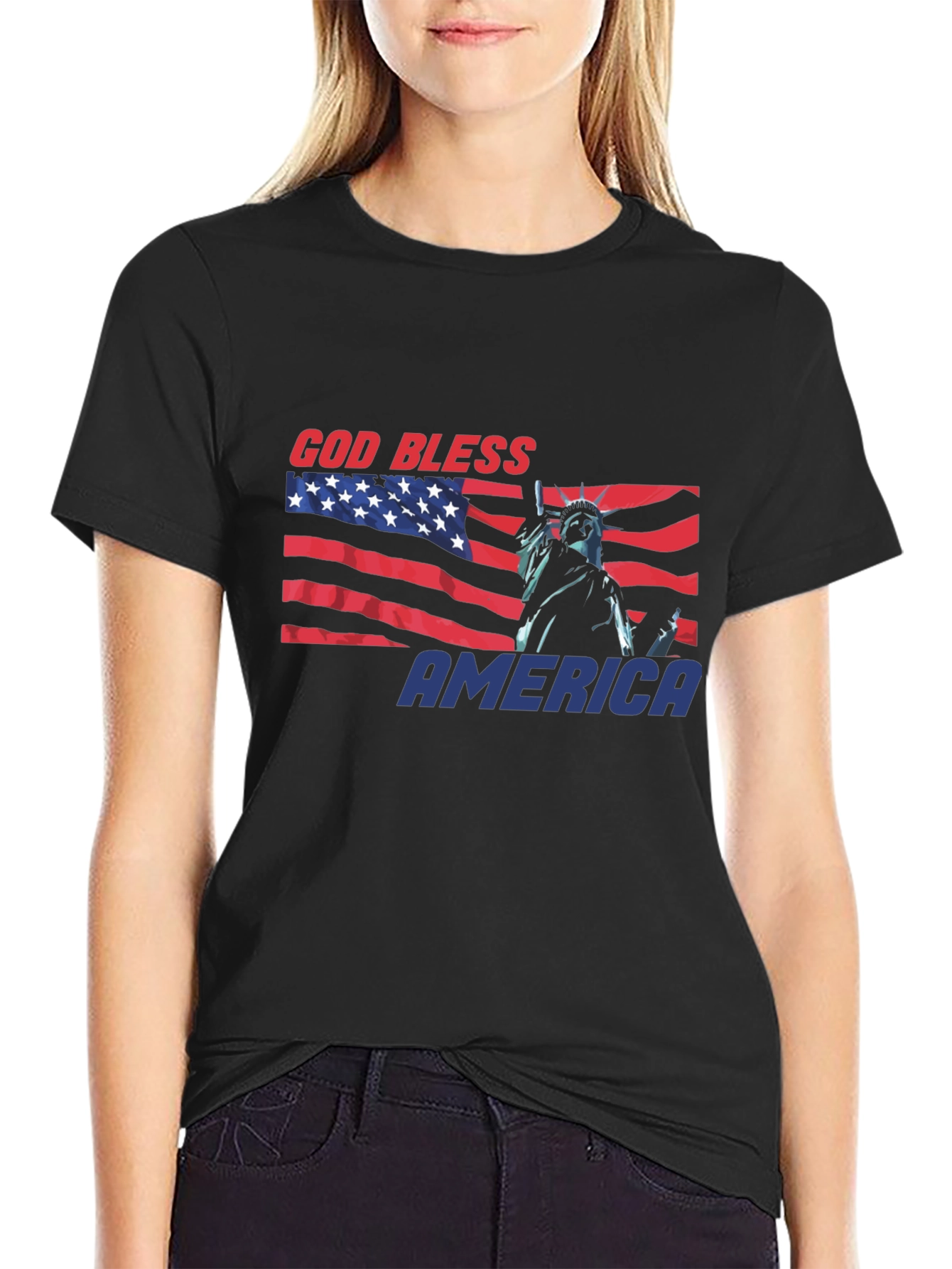 God Bless America Graphic T-Shirt