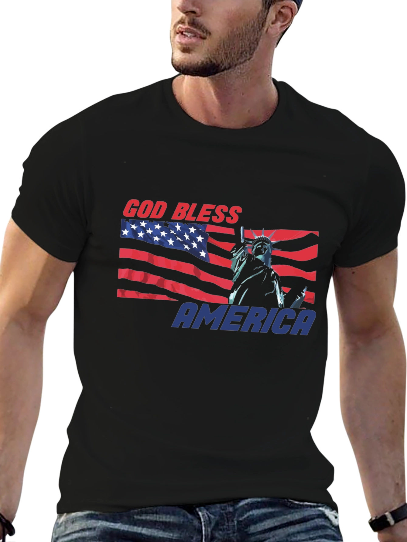God Bless America Graphic T-Shirt