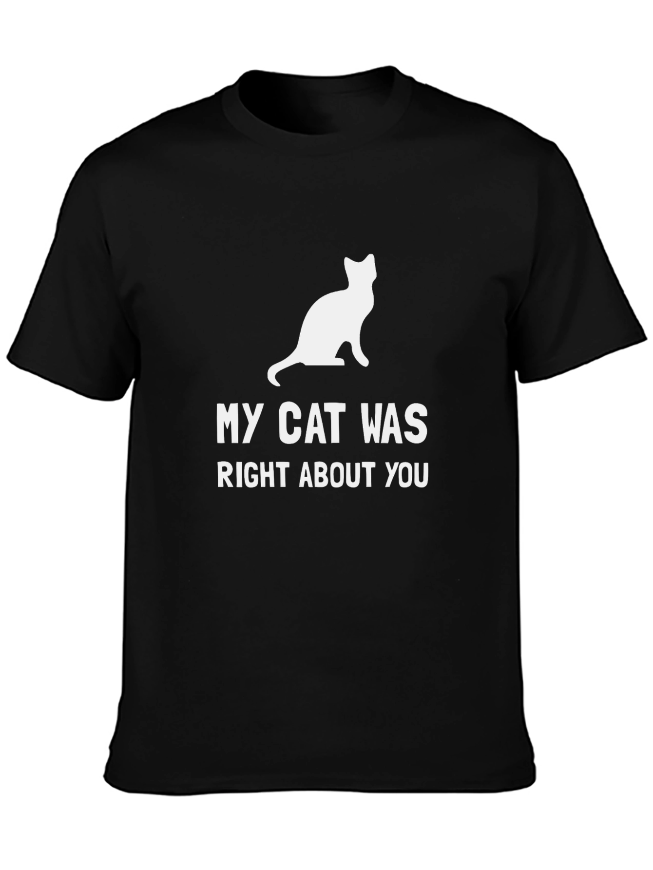 My Cat Was Right About You T-Shirt