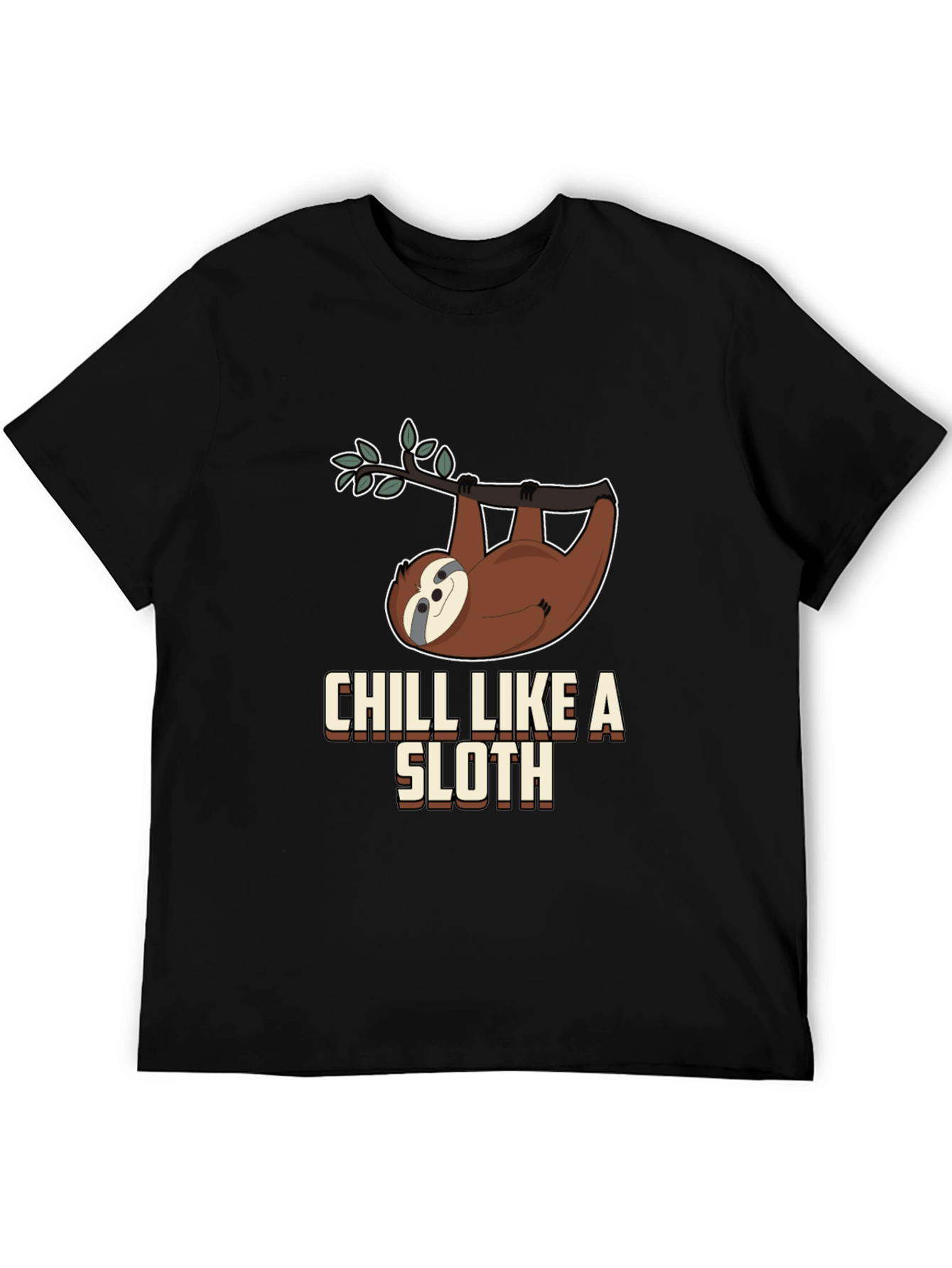 Chill Like a Sloth Graphic T-Shirt