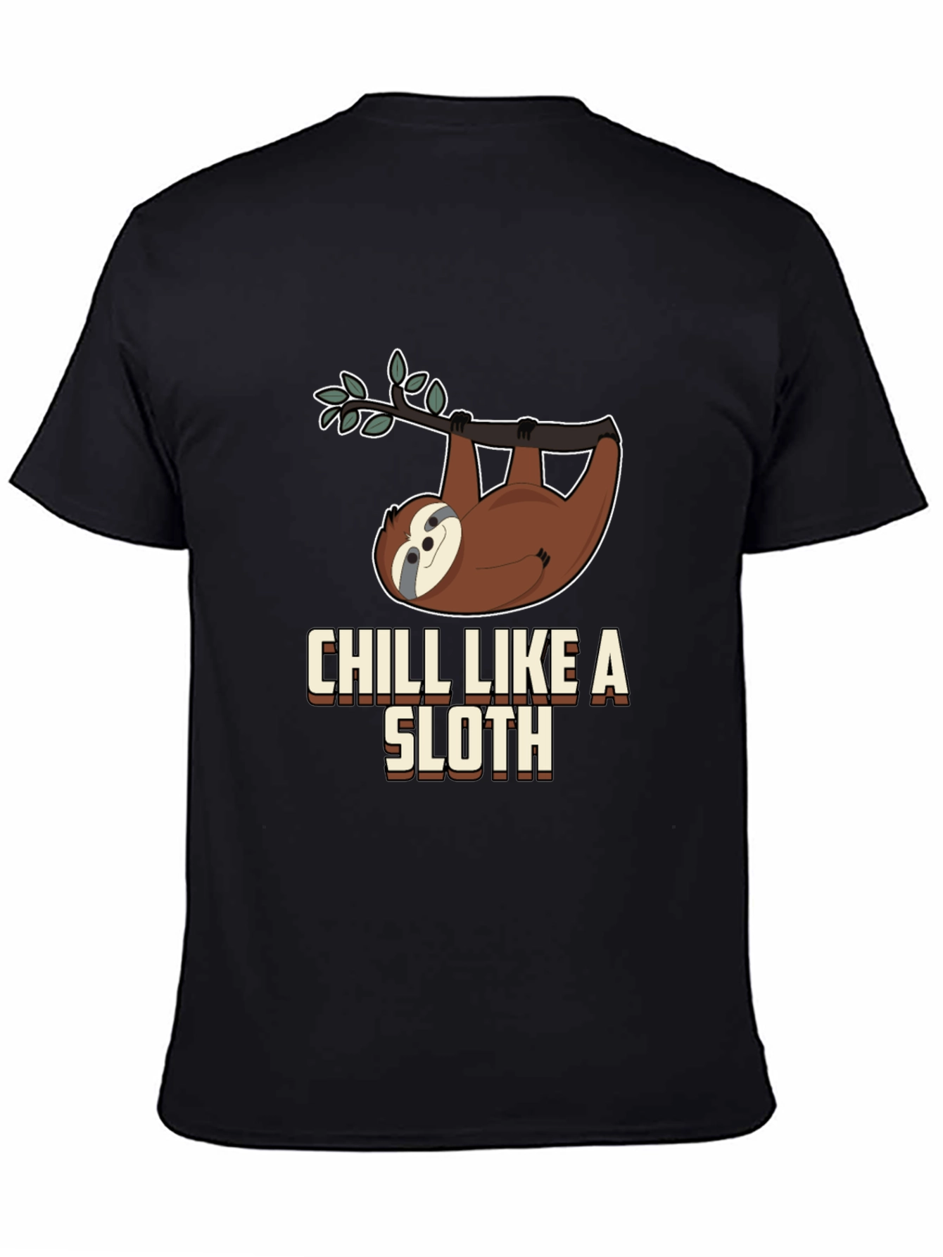 Chill Like a Sloth Graphic T-Shirt