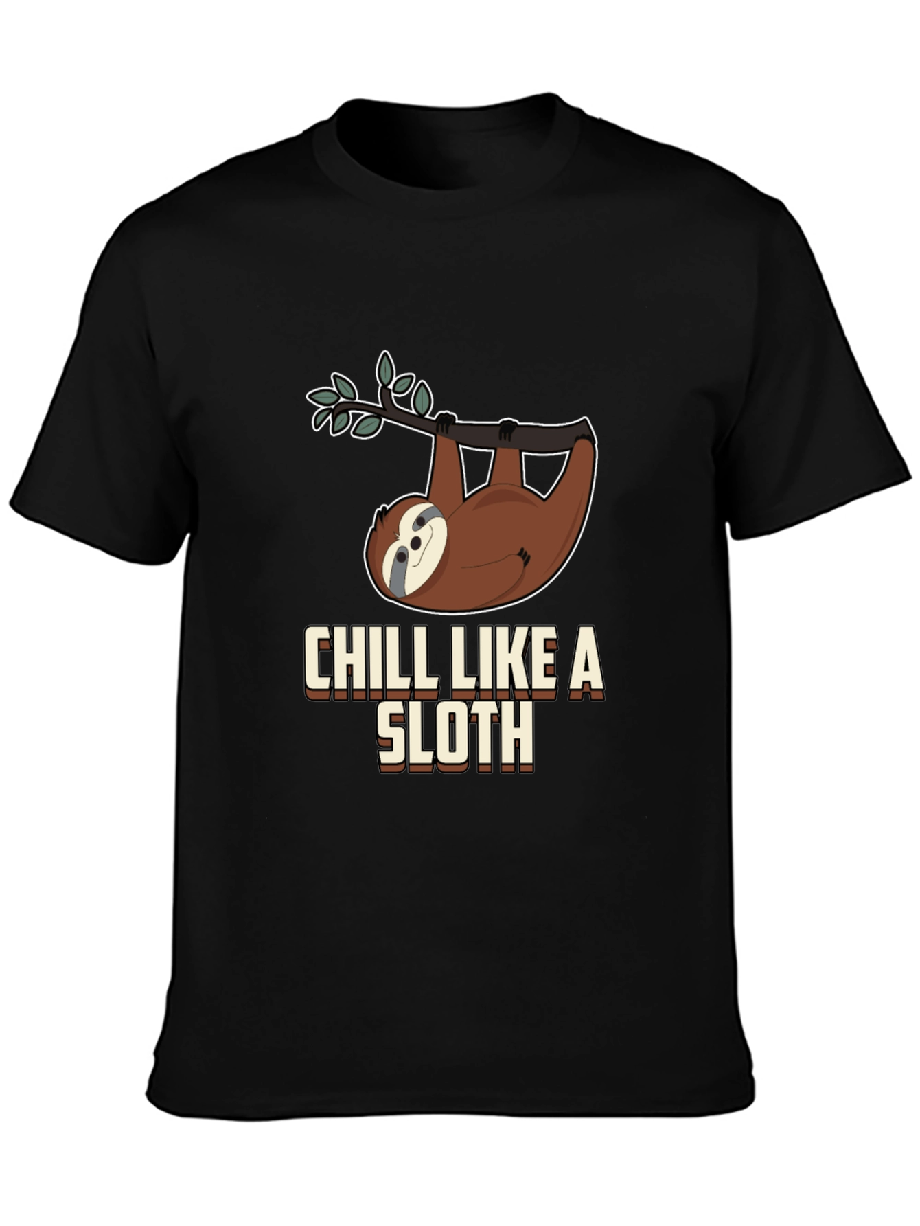 Chill Like a Sloth Graphic T-Shirt