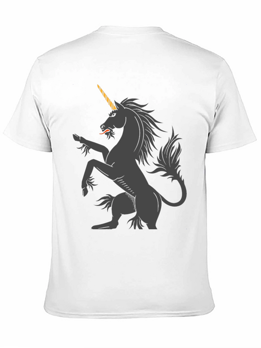 Black Unicorn Graphic Tee - Mens Fashion