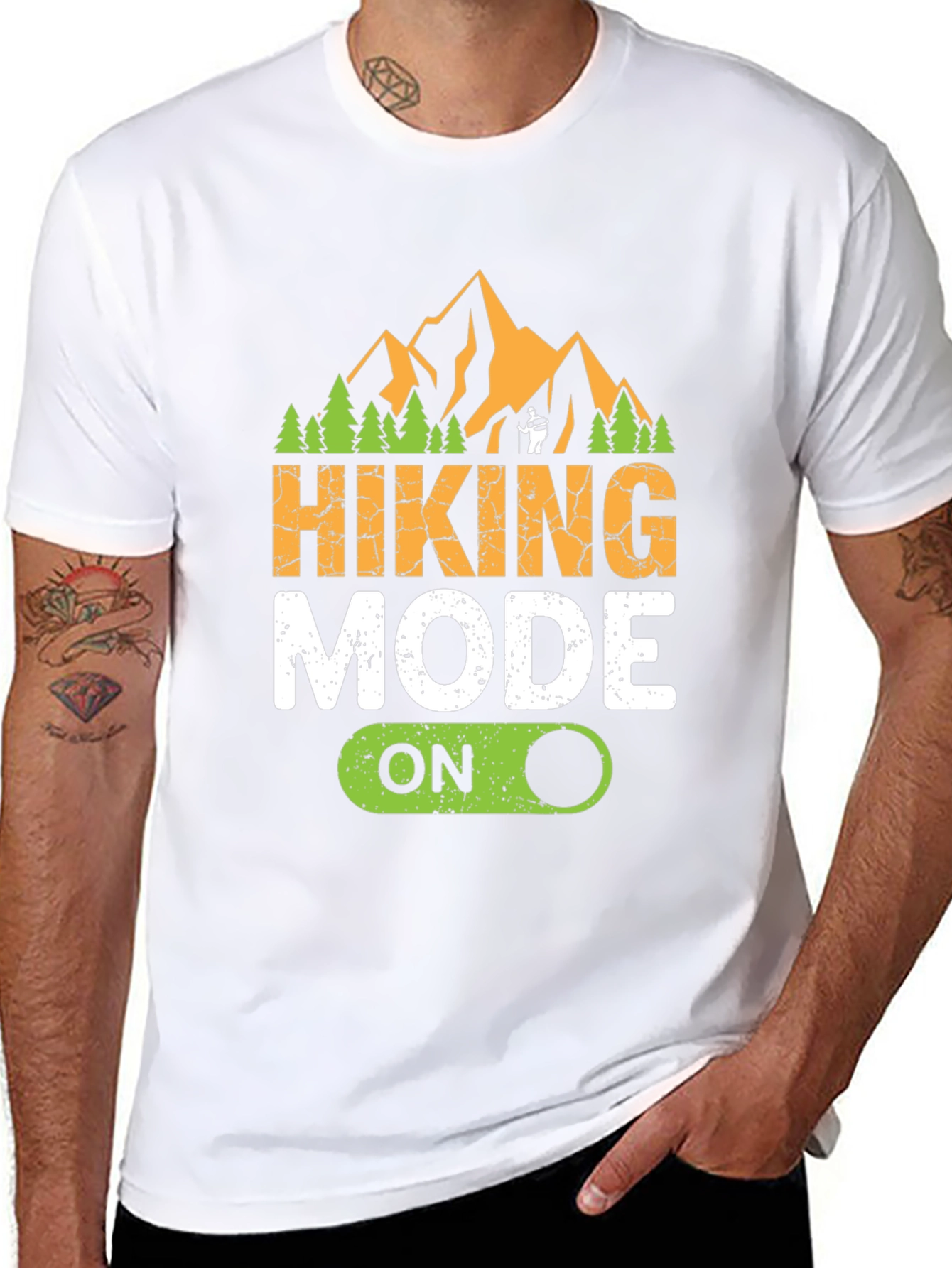 Hiking Mode On T-Shirt - Adventure Apparel