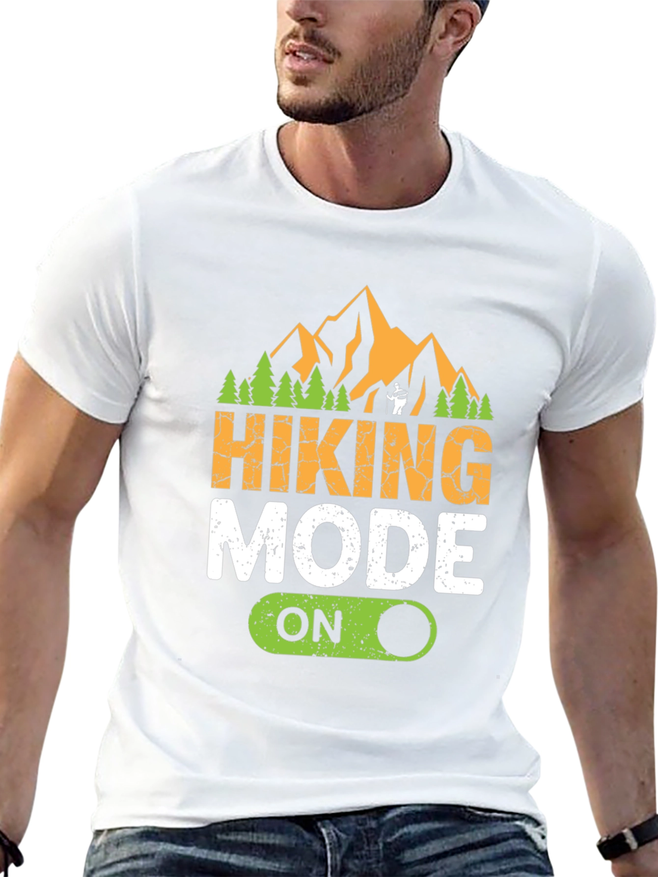 Hiking Mode On T-Shirt - Adventure Apparel