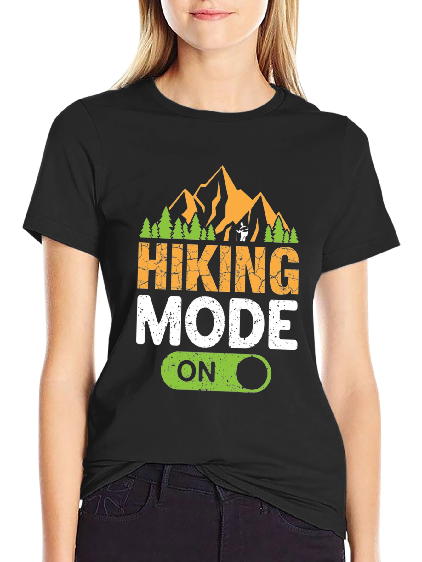Hiking Mode On T-Shirt - Adventure Apparel