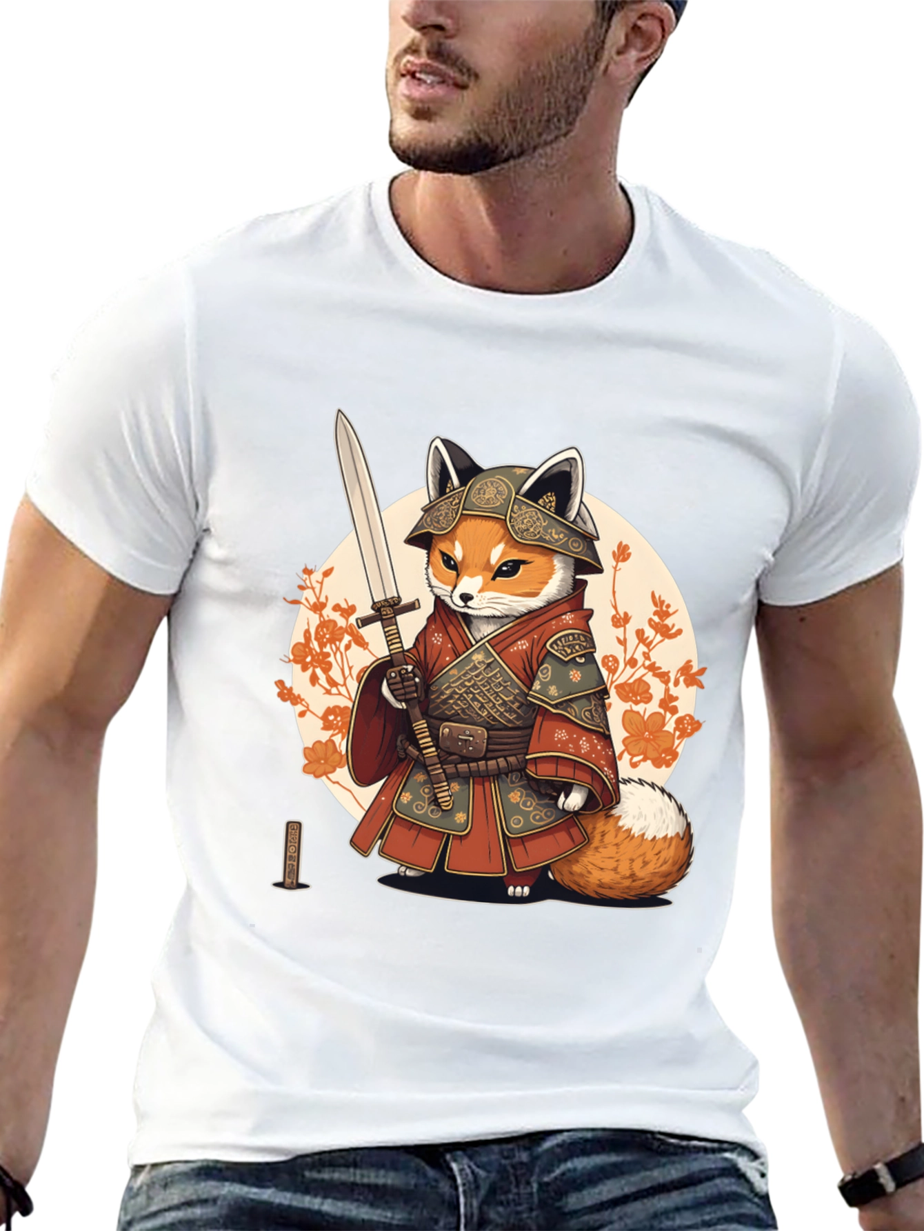 Samurai Fox Graphic Tee