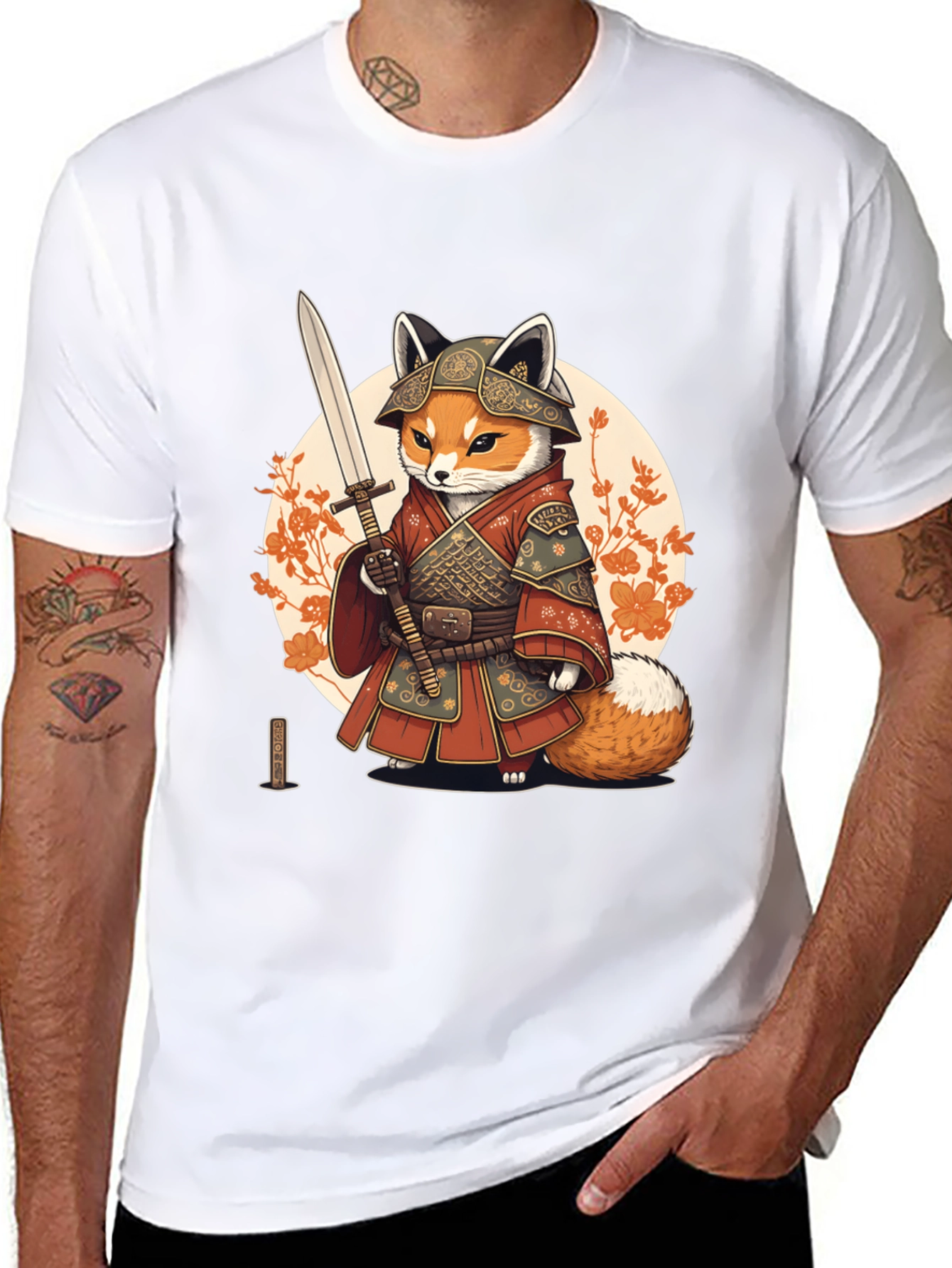 Samurai Fox Graphic Tee