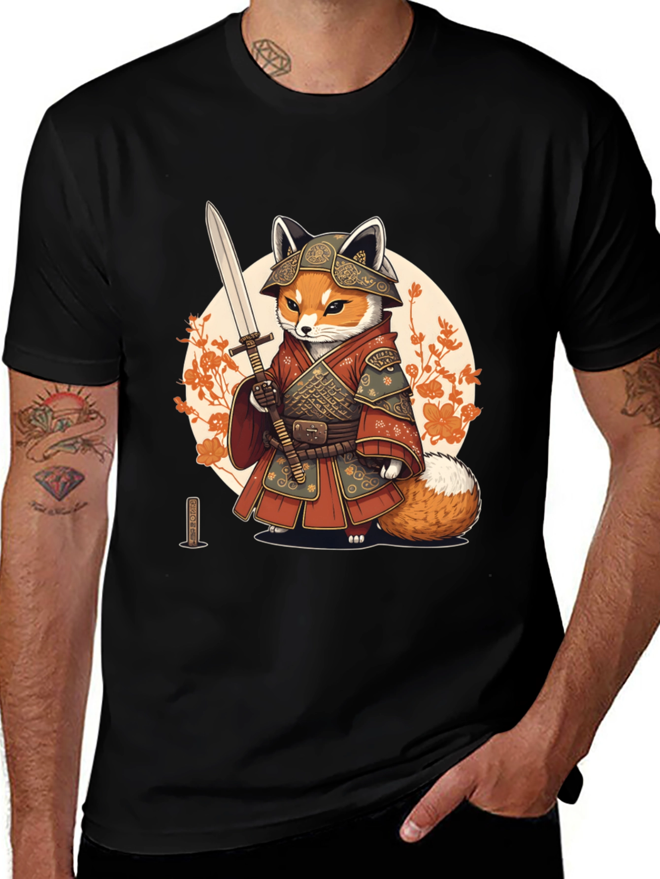 Samurai Fox Graphic Tee