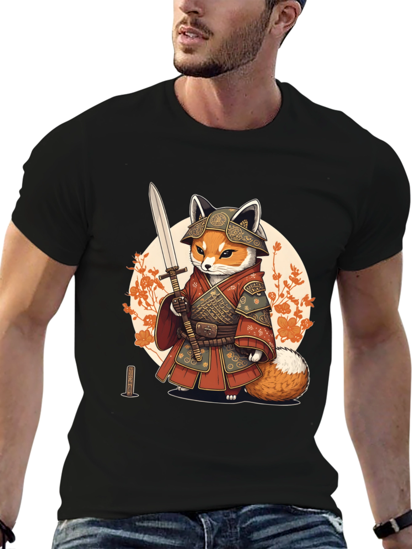 Samurai Fox Graphic Tee