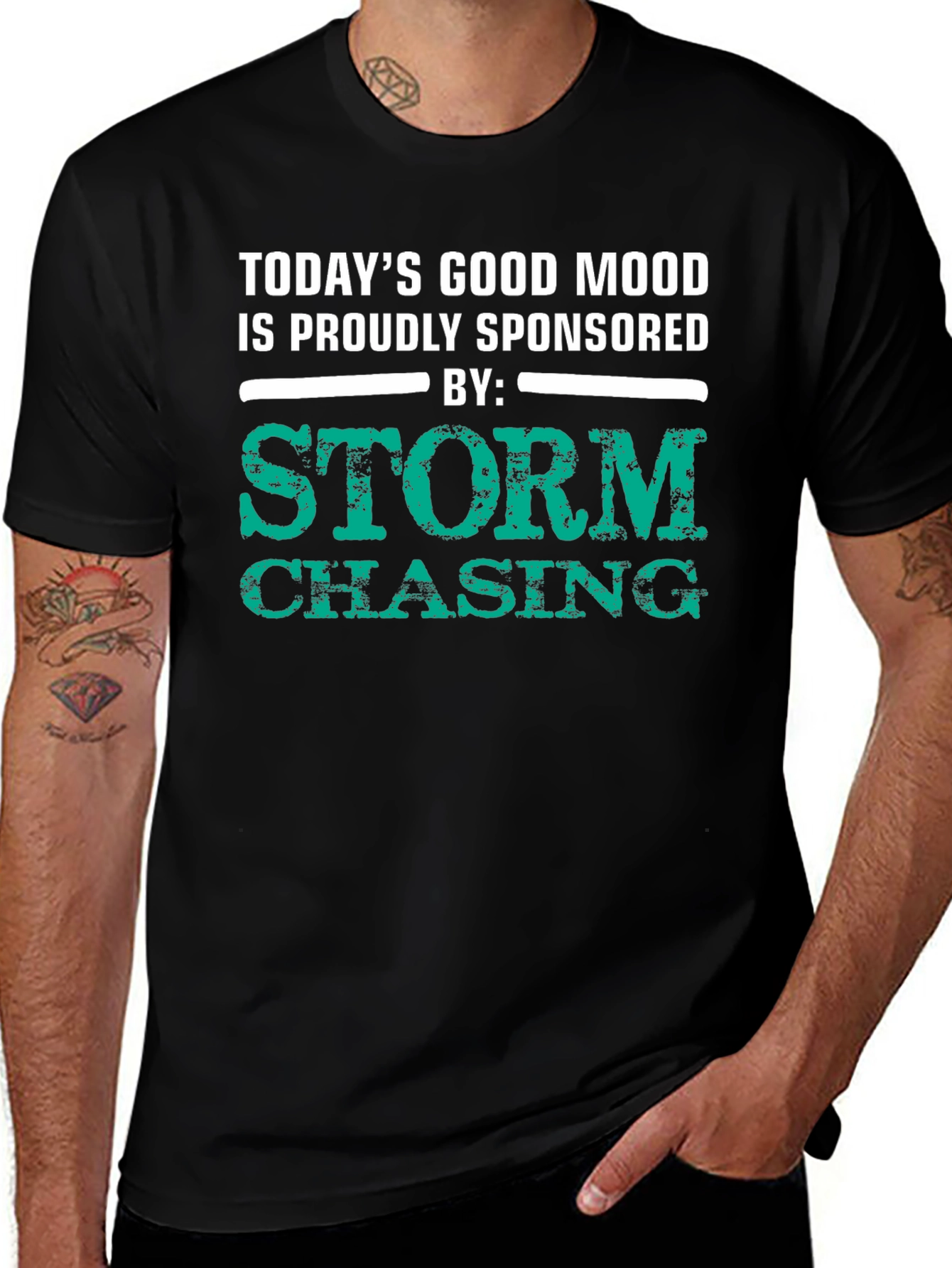 Storm Chasing T-Shirt: Good Mood Sponsored Tee