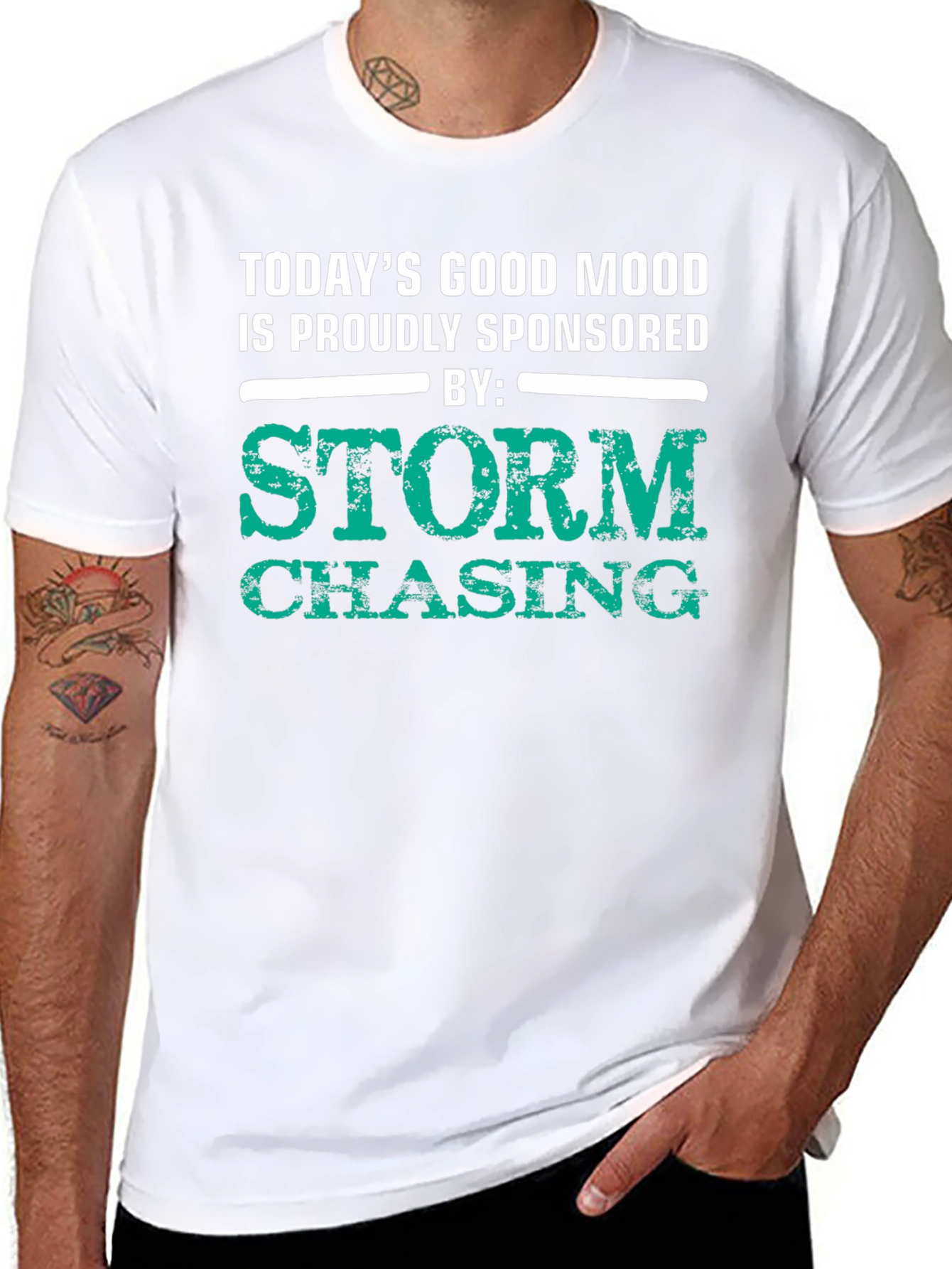 Storm Chasing T-Shirt: Good Mood Sponsored Tee