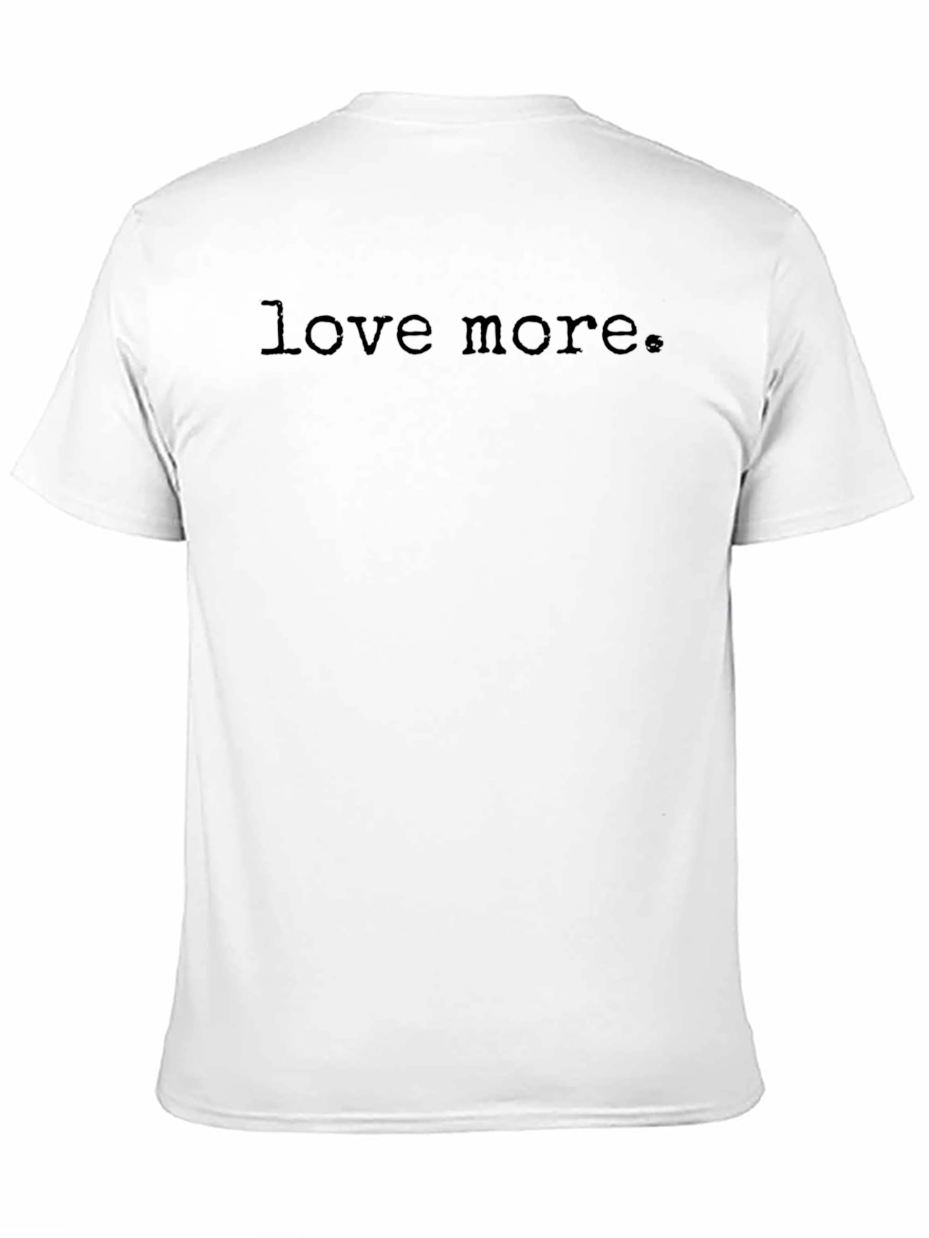 Love More Graphic Tee - Black Casual T-Shirt