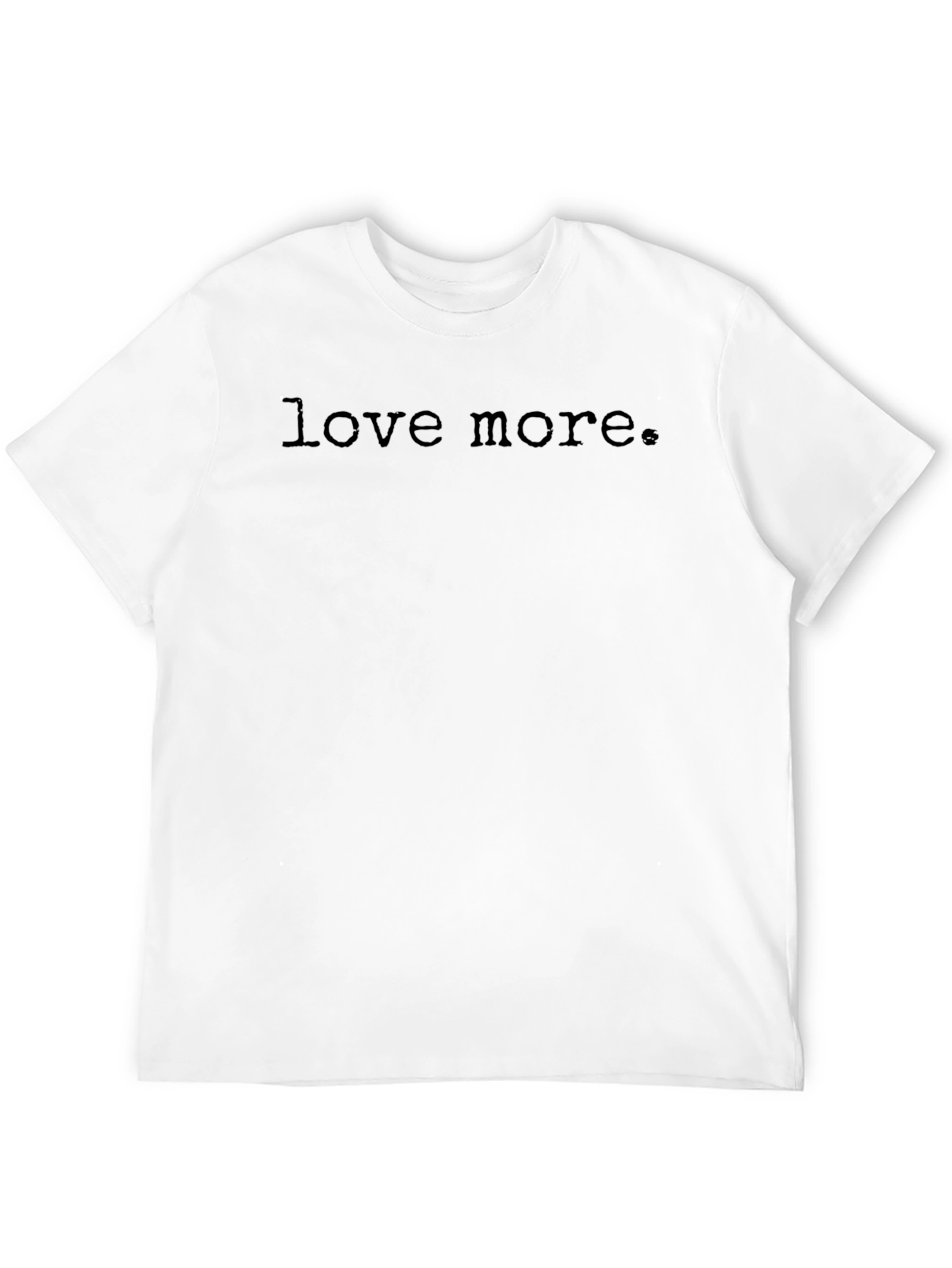 Love More Graphic Tee - Black Casual T-Shirt
