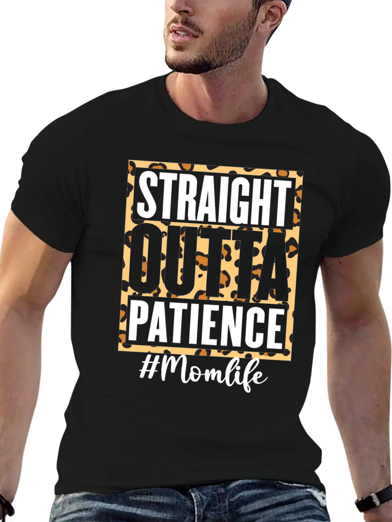 Straight Outta Patience Momlife Tee