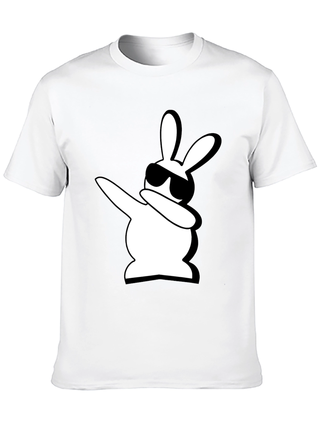 Dabbing Bunny T-Shirt - Cool Easter Tee
