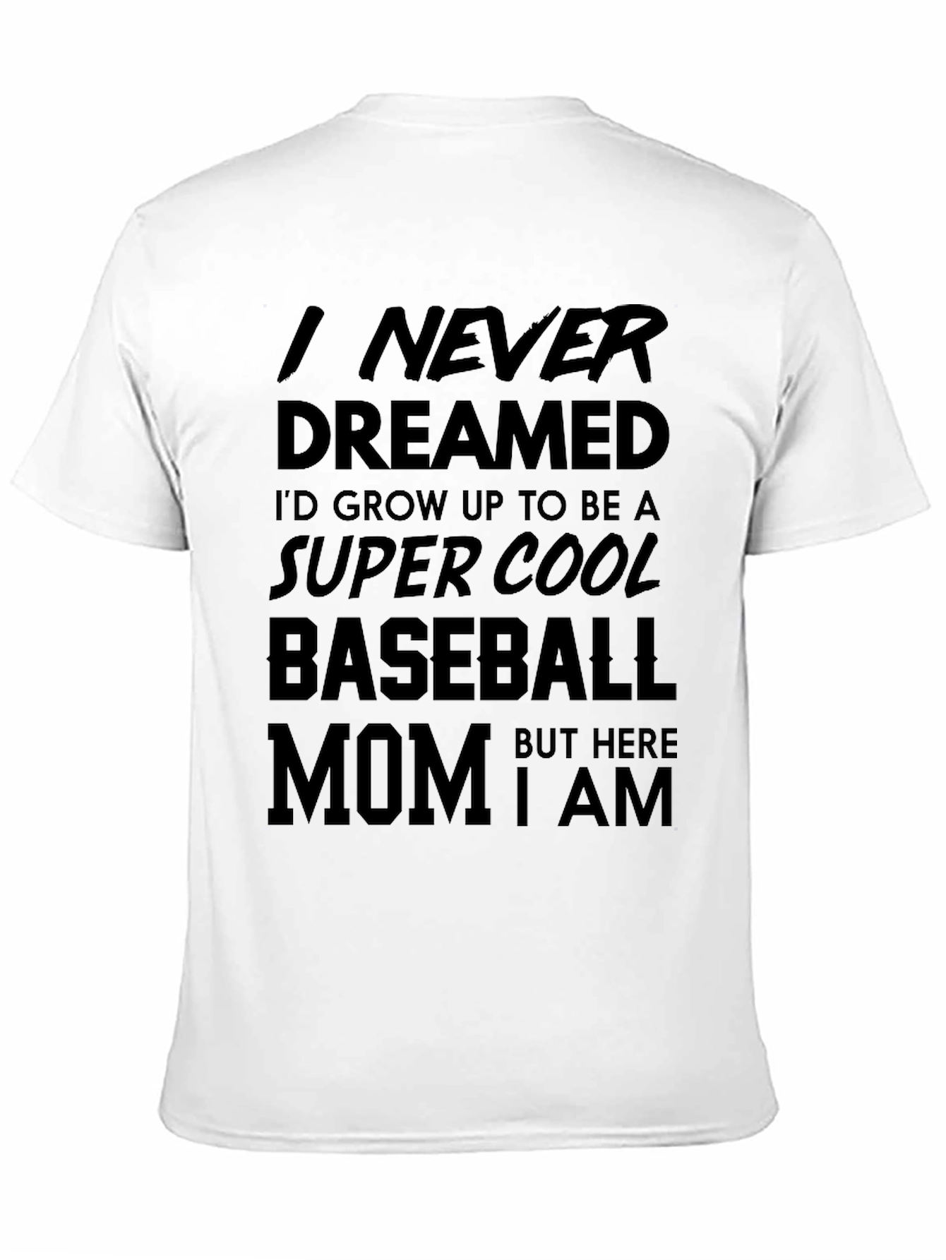 Super Cool Baseball Mom T-Shirt