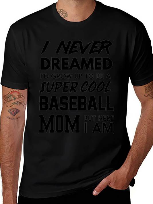 Super Cool Baseball Mom T-Shirt