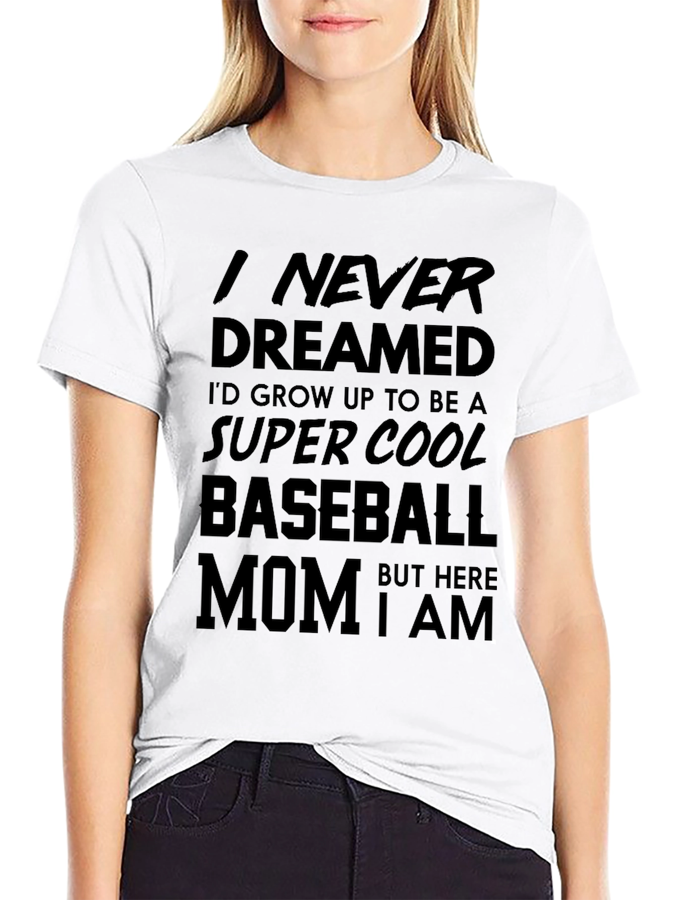 Super Cool Baseball Mom T-Shirt