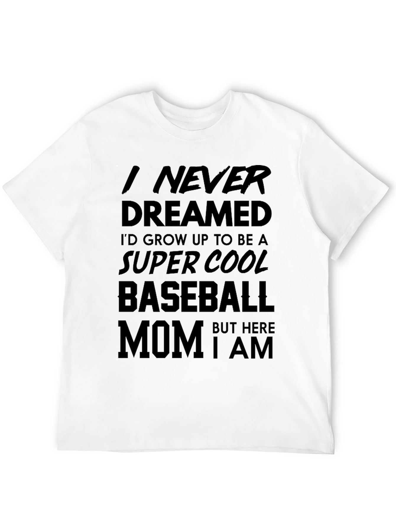 Super Cool Baseball Mom T-Shirt