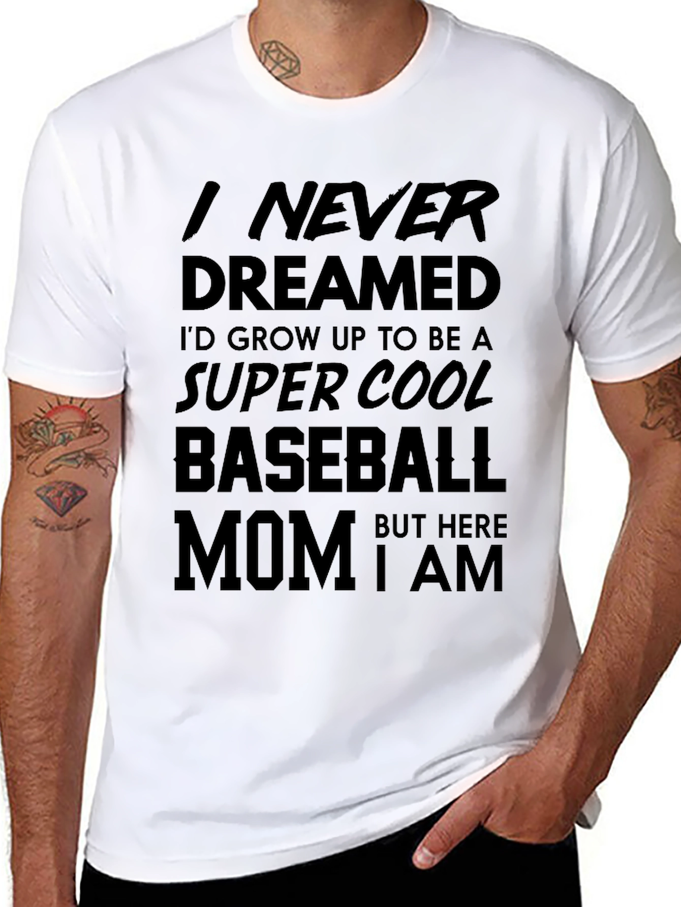 Super Cool Baseball Mom T-Shirt