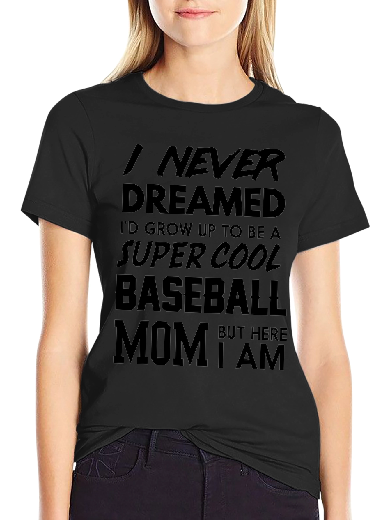 Super Cool Baseball Mom T-Shirt