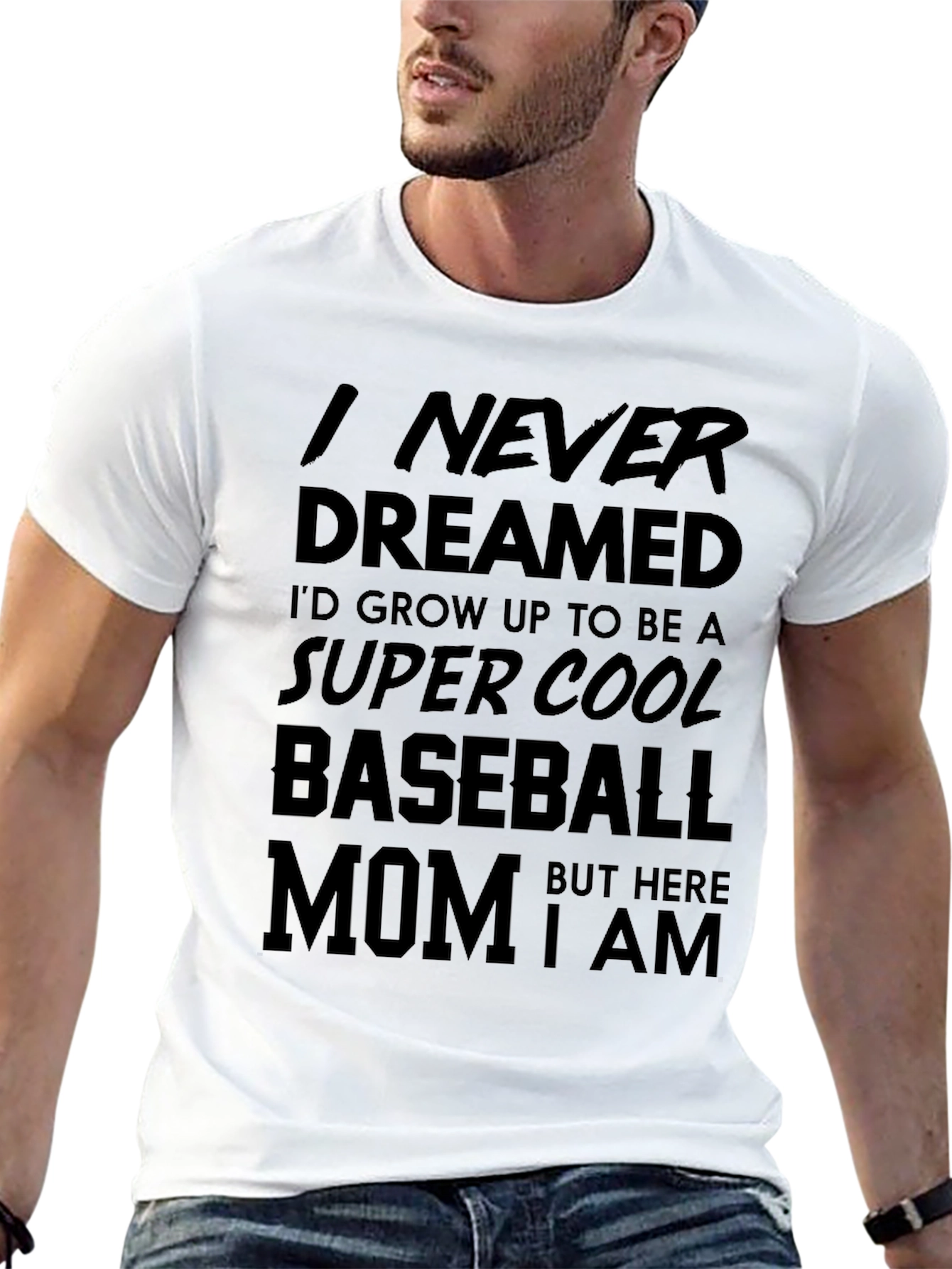 Super Cool Baseball Mom T-Shirt