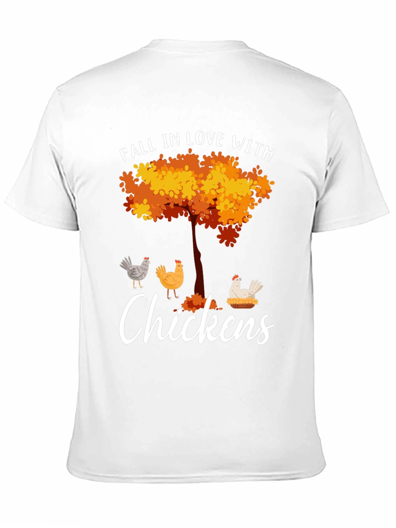 Fall in Love with Chickens T-Shirt